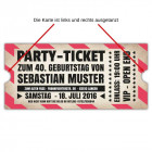 VIP-Einladungskarten-Party-originelle-Einladung-Ticket-Eintrittskarte--Vintage-online-selbst-gestalten-30.-40.-50.-60.-Geburtstag-gestanzt-Party-Einladung-witzig