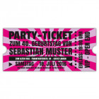 Einadungskarten- VIP-Retro-ticket-Eintrittskarten-gestalten-40.-30.-50.-Geburtstag-Einladung-Party