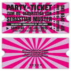 Einadungskarten- VIP-Retro-ticket-Eintrittskarten-gestalten-40.-30.-50.-Geburtstag-Einladung-Party