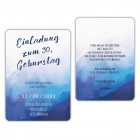 Einladungskarten-30-Geburtstag-Wasserfarben-blau