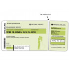 Einladungskarten Flugticket Hochzeit Ticket Einladung  Karte Boarding Pass Weddingairline perforation