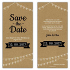 Save-the-Date-Karten-Vintage-Kraftpapier-Girlanden-optik-Hochzeit