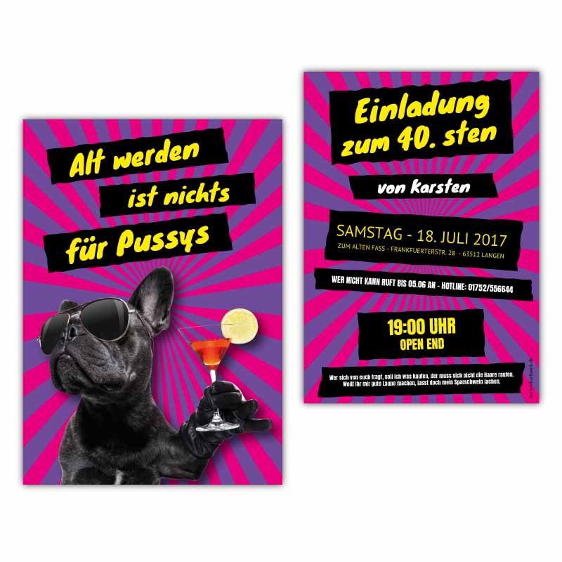 Alt werden ist nichts für Pussys